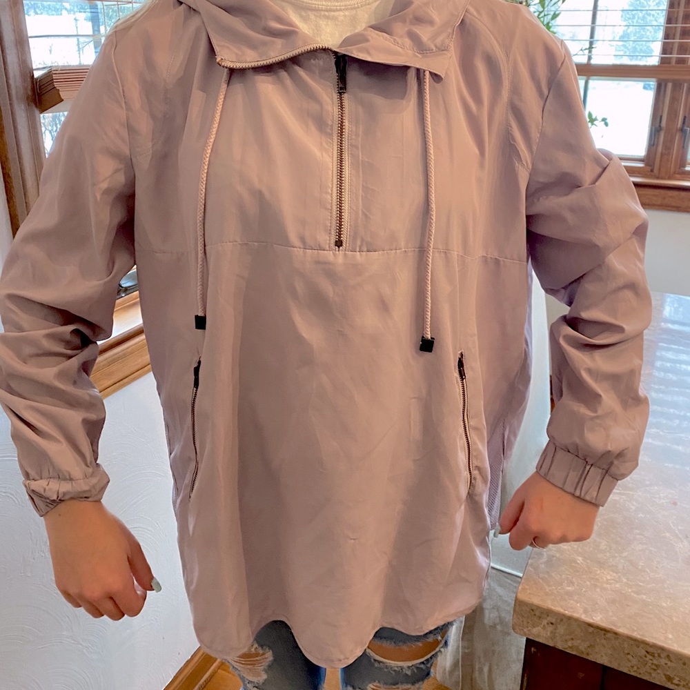Pacsun L.A. Hearts quarter zip windbreaker